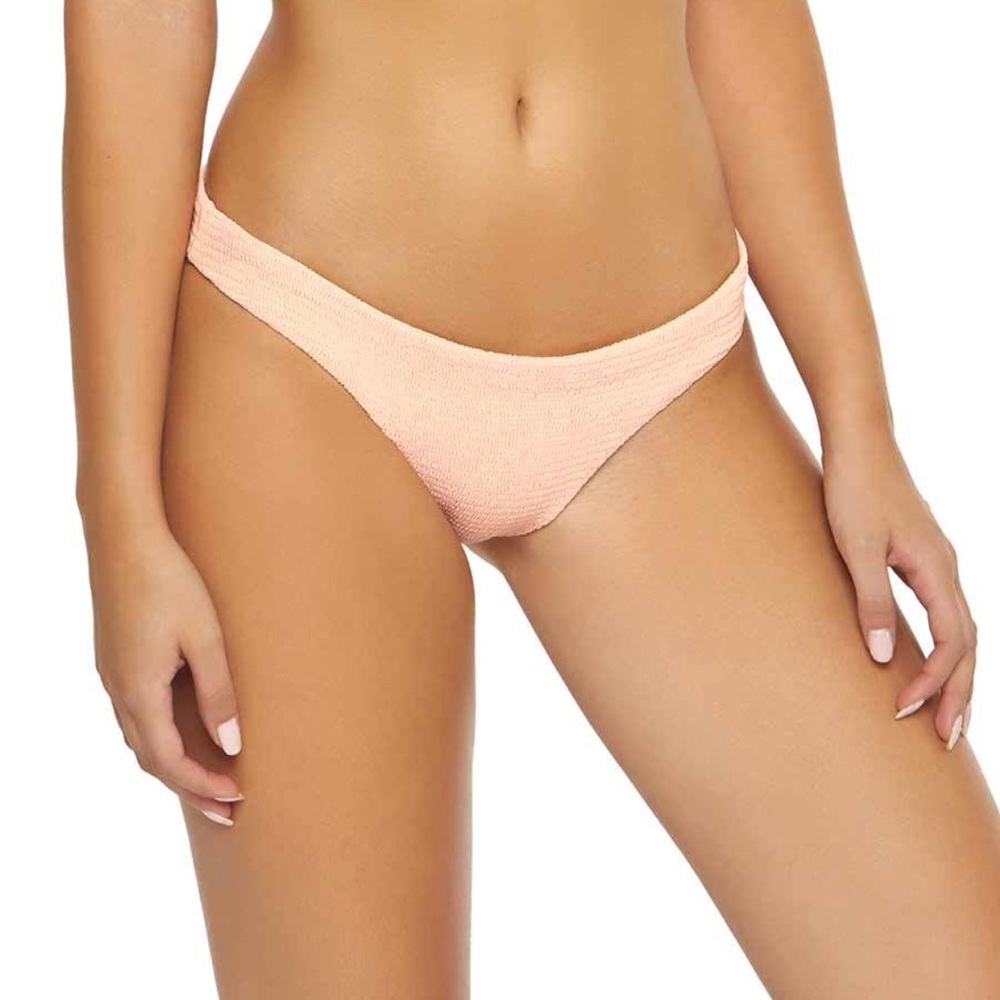 New PilyQ Smocked Full Fit Bikini Bottoms - Picture 2 of 6